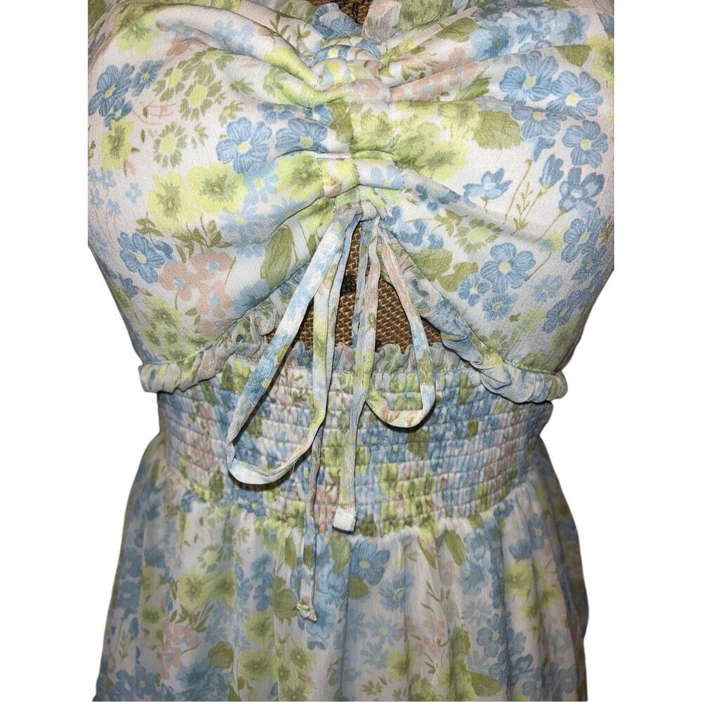 Madden NYC Floral Sun Mini Dress Womens Sz. Large - Picture 3 of 4
